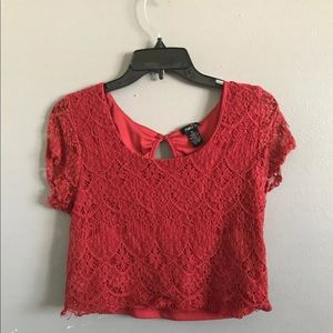 Rue 21 lace crop top